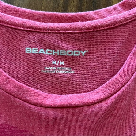 Beachbody Logo Twist Tank Top Coral Pink Size medium - Picture 4 of 10